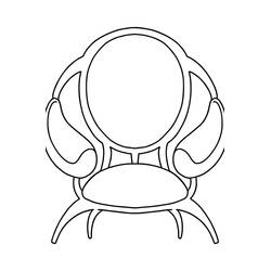 Chair (Objects) coloring page #180463 to print and color