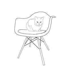 Chair (Objects) coloring page #180465 to print and color
