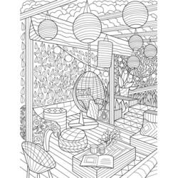 Chair (Objects) coloring page #180476 to print and color