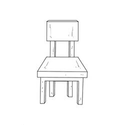 Chair (Objects) coloring page #180485 to print and color