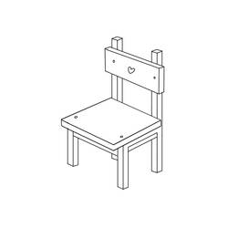 Chair (Objects) coloring page #180499 to print and color