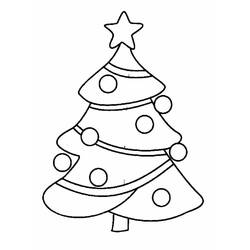 Coloring page: Christmas Tree (Objects) #167440 - Printable coloring pages