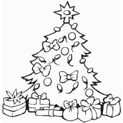 Coloring page: Christmas Tree (Objects) #167450 - Free Printable Coloring Pages