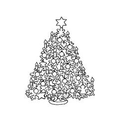 Coloring page: Christmas Tree (Objects) #167463 - Free Printable Coloring Pages