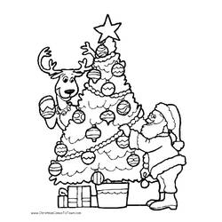 Coloring page: Christmas Tree (Objects) #167482 - Printable coloring pages