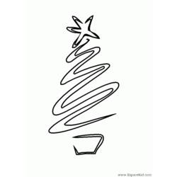Coloring page: Christmas Tree (Objects) #167487 - Free Printable Coloring Pages