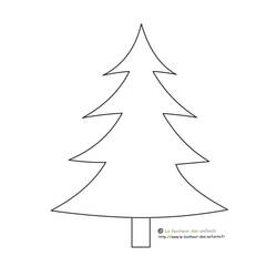 Coloring page: Christmas Tree (Objects) #167489 - Printable coloring pages