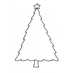 Coloring page: Christmas Tree (Objects) #167494 - Printable coloring pages