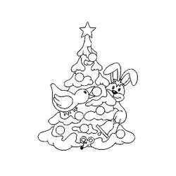 Coloring page: Christmas Tree (Objects) #167502 - Free Printable Coloring Pages