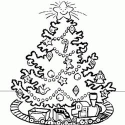 Coloring page: Christmas Tree (Objects) #167504 - Free Printable Coloring Pages