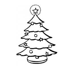 Coloring page: Christmas Tree (Objects) #167529 - Free Printable Coloring Pages