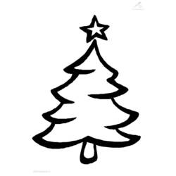 Coloring page: Christmas Tree (Objects) #167530 - Printable coloring pages
