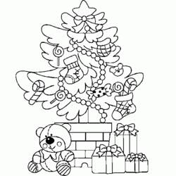 Coloring page: Christmas Tree (Objects) #167538 - Free Printable Coloring Pages