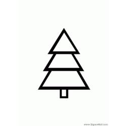 Coloring page: Christmas Tree (Objects) #167559 - Free Printable Coloring Pages