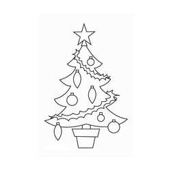 Coloring page: Christmas Tree (Objects) #167571 - Free Printable Coloring Pages