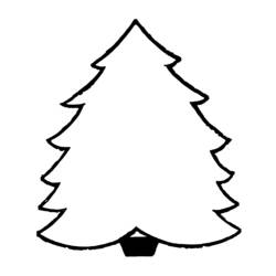 Coloring page: Christmas Tree (Objects) #167577 - Printable coloring pages