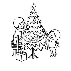 Coloring page: Christmas Tree (Objects) #167583 - Free Printable Coloring Pages