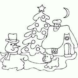 Coloring page: Christmas Tree (Objects) #167590 - Free Printable Coloring Pages