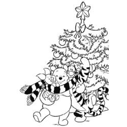 Coloring page: Christmas Tree (Objects) #167612 - Free Printable Coloring Pages
