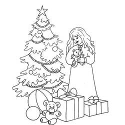 Coloring page: Christmas Tree (Objects) #167618 - Free Printable Coloring Pages