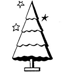 Coloring page: Christmas Tree (Objects) #167624 - Free Printable Coloring Pages