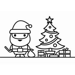 Coloring page: Christmas Tree (Objects) #167639 - Free Printable Coloring Pages