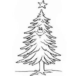 Coloring page: Christmas Tree (Objects) #167657 - Printable coloring pages