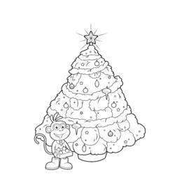 Coloring page: Christmas Tree (Objects) #167661 - Free Printable Coloring Pages