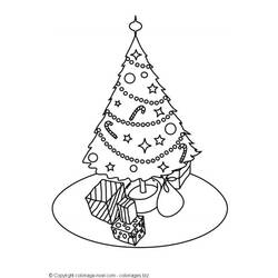 Coloring page: Christmas Tree (Objects) #167665 - Free Printable Coloring Pages