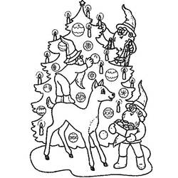 Coloring page: Christmas Tree (Objects) #167677 - Free Printable Coloring Pages