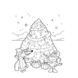 Coloring page: Christmas Tree (Objects) #167681 - Free Printable Coloring Pages