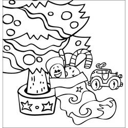 Coloring page: Christmas Tree (Objects) #167698 - Free Printable Coloring Pages