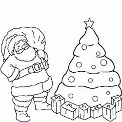 Coloring page: Christmas Tree (Objects) #167702 - Free Printable Coloring Pages