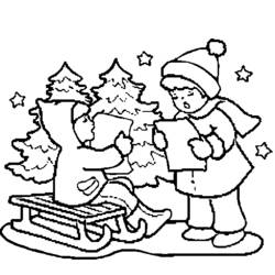 Coloring page: Christmas Tree (Objects) #167703 - Free Printable Coloring Pages