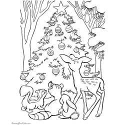 Coloring page: Christmas Tree (Objects) #167718 - Free Printable Coloring Pages