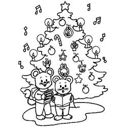 Coloring page: Christmas Tree (Objects) #167743 - Free Printable Coloring Pages