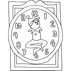 Clock (Objects) coloring page #172822 to print and color