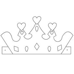 Coloring page: Crown (Objects) #195946 - Free Printable Coloring Pages