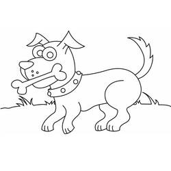 Coloring page: Dog Bone (Objects) #189682 - Free Printable Coloring Pages