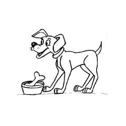Coloring page: Dog Bone (Objects) #189683 - Free Printable Coloring Pages