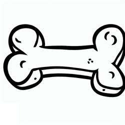 Coloring page: Dog Bone (Objects) #189684 - Free Printable Coloring Pages