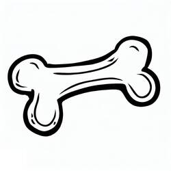 Coloring page: Dog Bone (Objects) #189686 - Free Printable Coloring Pages
