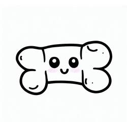 Coloring page: Dog Bone (Objects) #189691 - Free Printable Coloring Pages