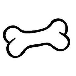 Coloring page: Dog Bone (Objects) #189693 - Free Printable Coloring Pages