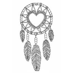 Coloring pages: Dreamcatcher - Free Printable Coloring Pages