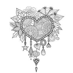 Coloring page: Dreamcatcher (Objects) #207648 - Free Printable Coloring Pages