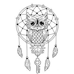 Coloring page: Dreamcatcher (Objects) #207665 - Free Printable Coloring Pages
