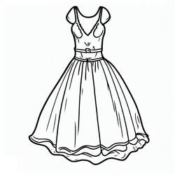 Dress (Objects) coloring page #186184 to print and color