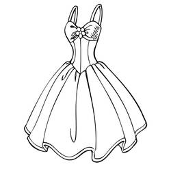Dress (Objects) coloring page #186192 to print and color