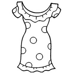 Dress (Objects) coloring page #186194 to print and color